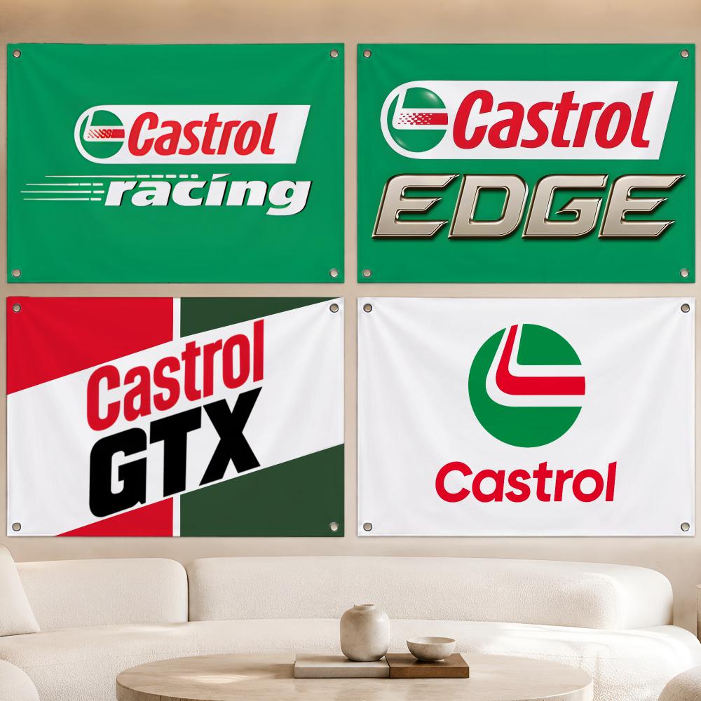 Outdoor Camping Brand - Auto Brand C-Castrol Flags Fan Banner