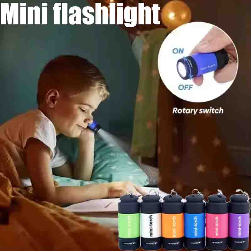 Outdoor Camping Glamping - USB Rechargeable Camping Mini Flashlight Strong