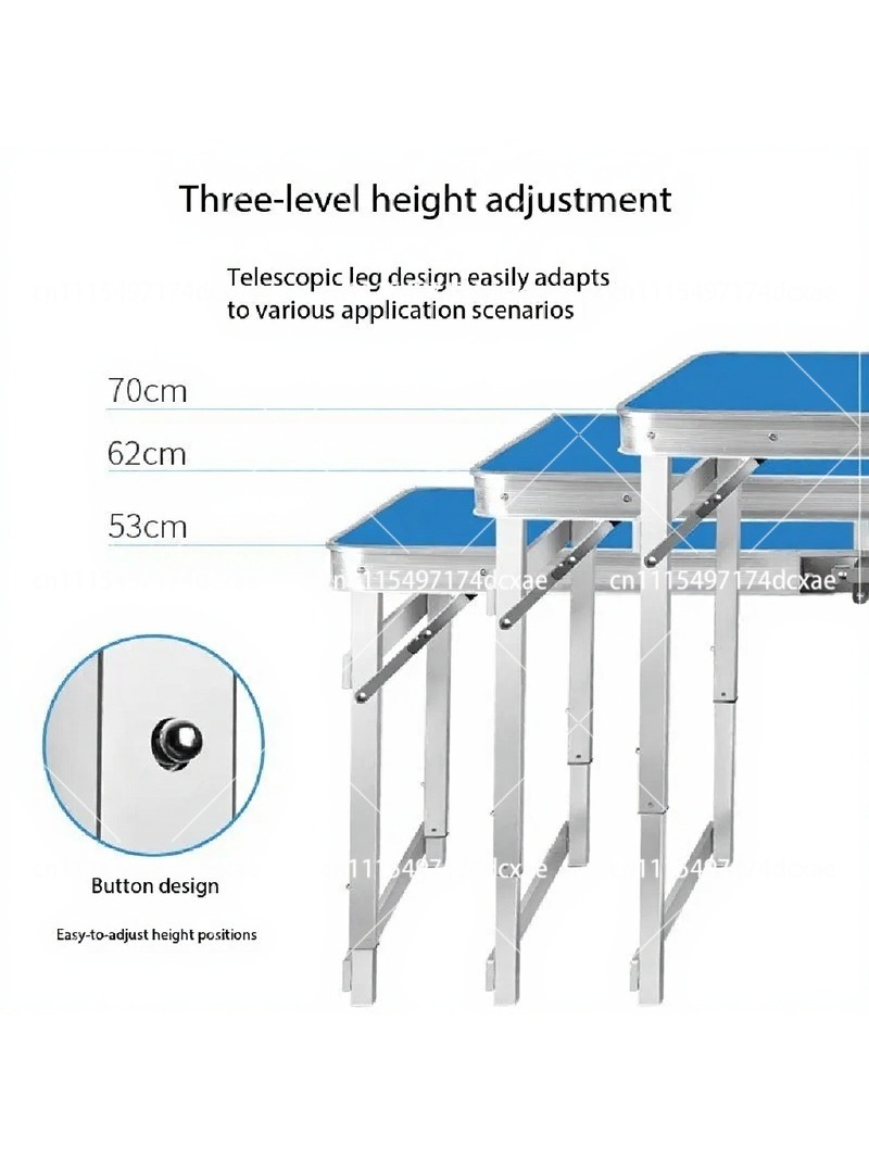 Outdoor Camping Exhibition - Portable Folding Table Set, Aluminum Alloy