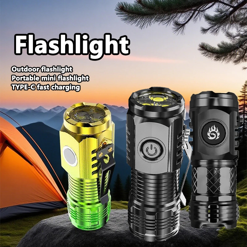 Outdoor Camping Glamping - Super Bright MINI LED Flashlight Torch