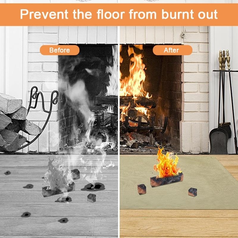 Camping Fireproof Mat Heat Res - Outdoor Camping Grill 评论和价格