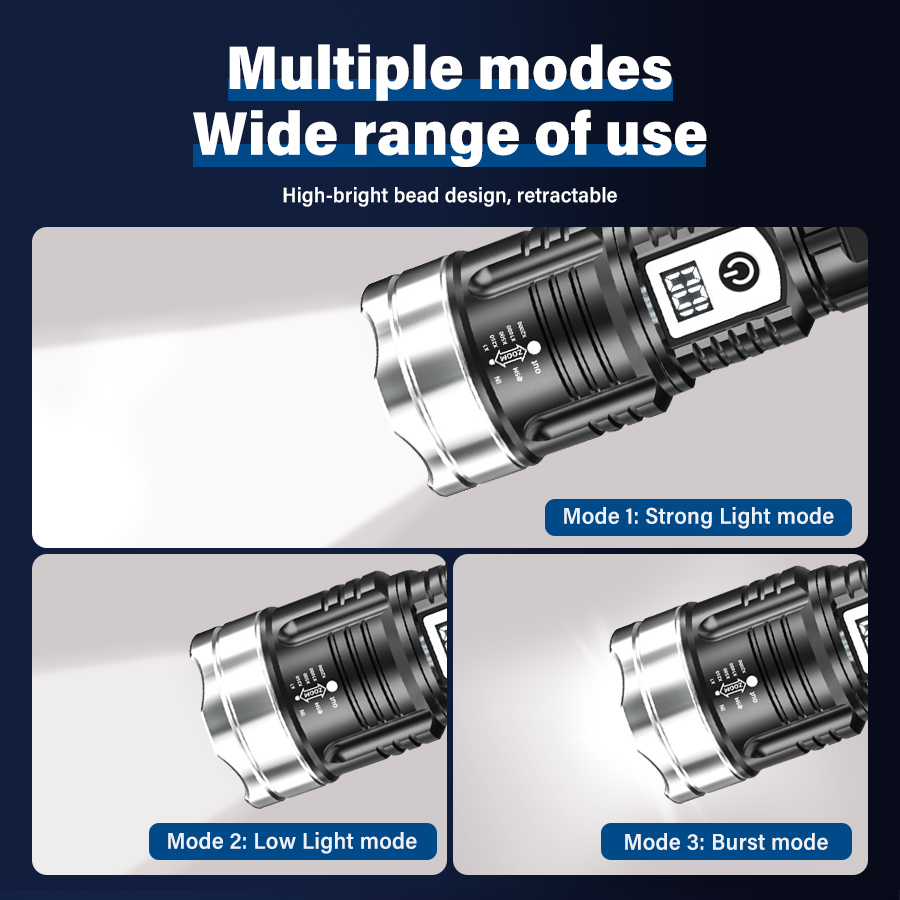 High Power 200000LM LED Flashl - Outdoor Camping Lighting 评论和价格