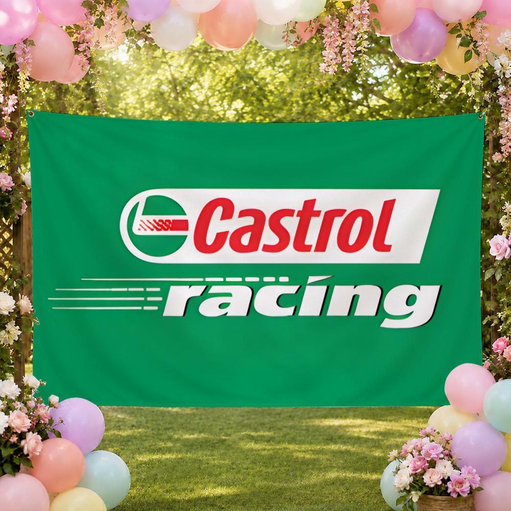 Auto Brand C-Castrol Flags Fan - Outdoor Camping Brand 评论和价格