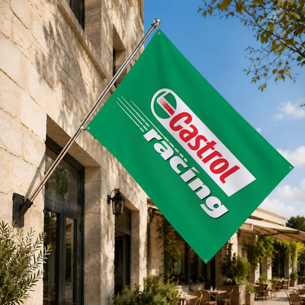 Auto Brand C-Castrol Flags Fan - Outdoor Camping Brand 评论和价格