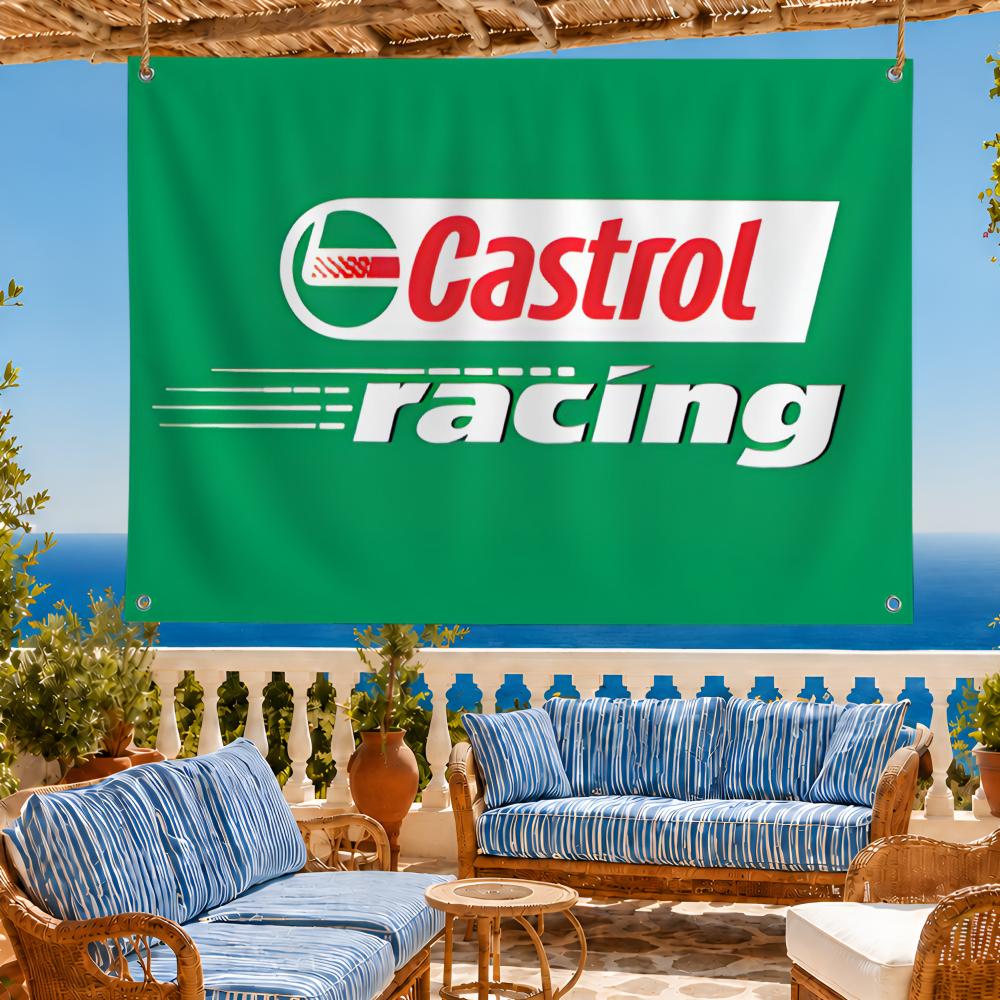 Auto Brand C-Castrol Flags Fan - Outdoor Camping Brand 评论和价格