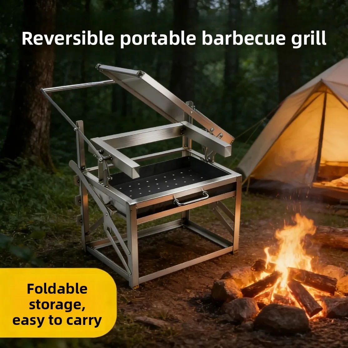 Durable Auto Rotating Bbq Gril - Outdoor Camping Grill 评论和价格