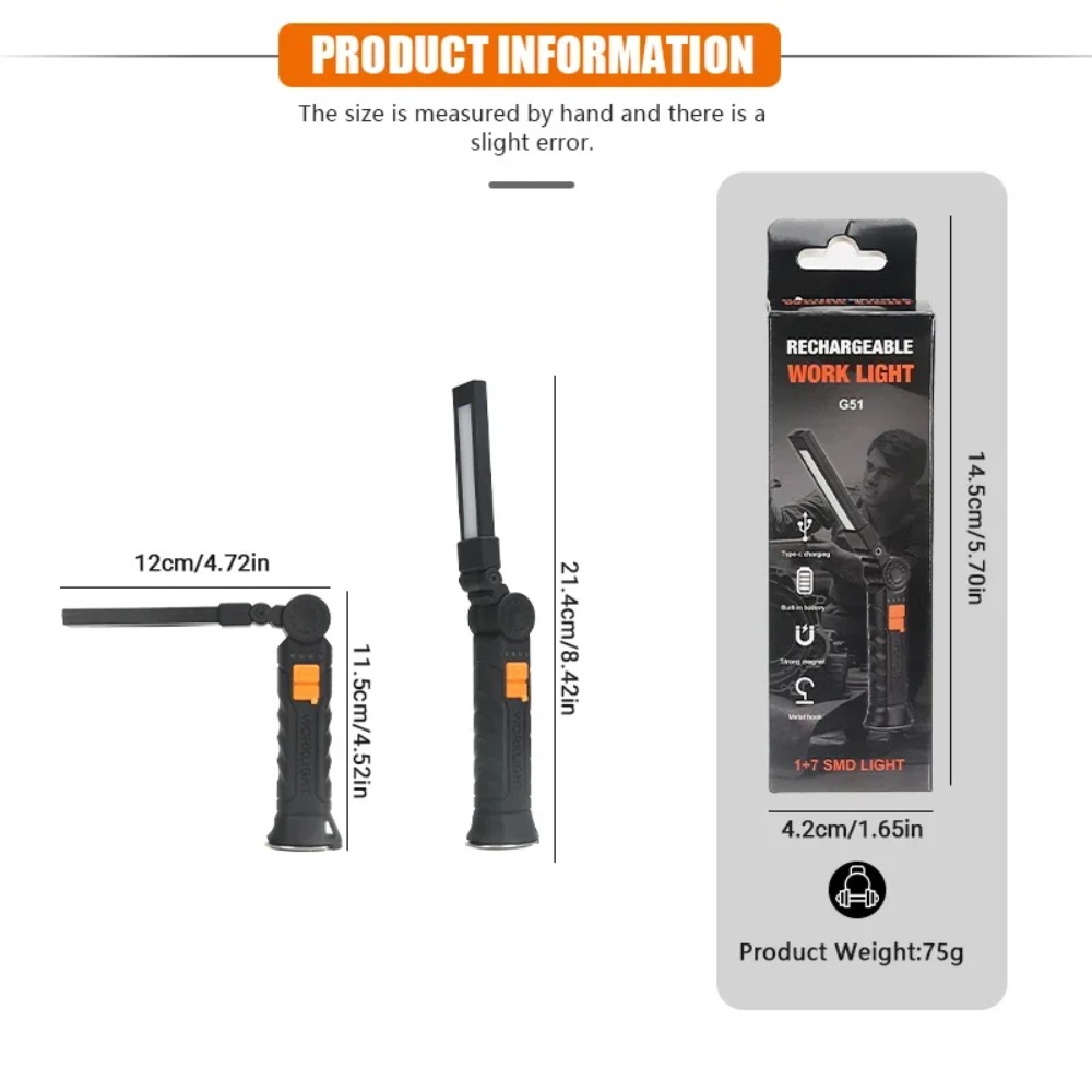 Portable COB LED Flashlight US - Outdoor Camping Glamping 评论和价格