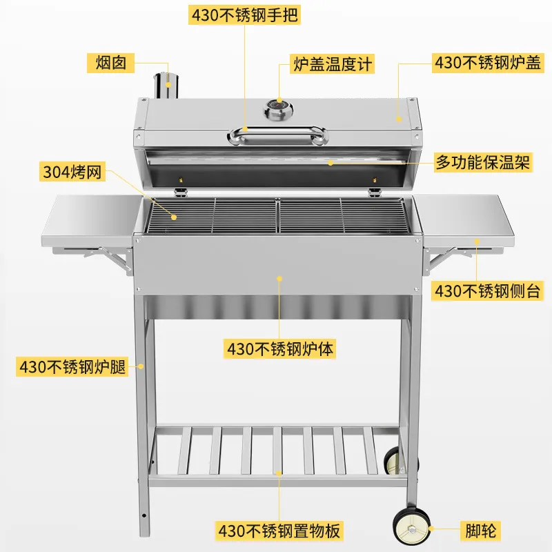 Outdoor Stainless Steel Butter - Outdoor Camping Grill 评论和价格