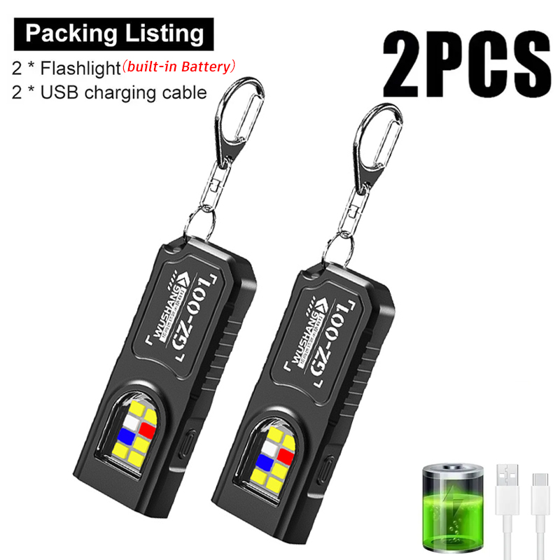 Multifunctional Keychain Flash - Outdoor Camping Glamping 评论和价格