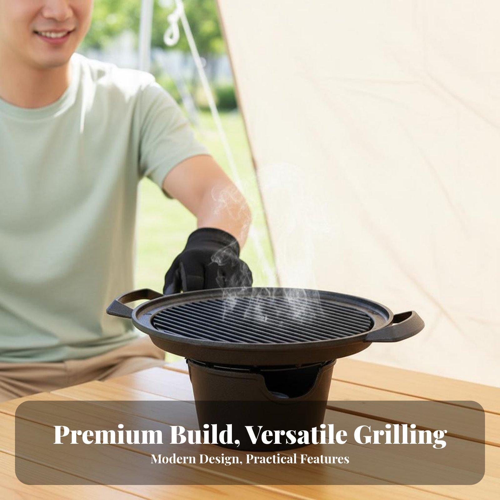 Outdoor Grill Mini Tabletop BB - Outdoor Camping Grill 评论和价格