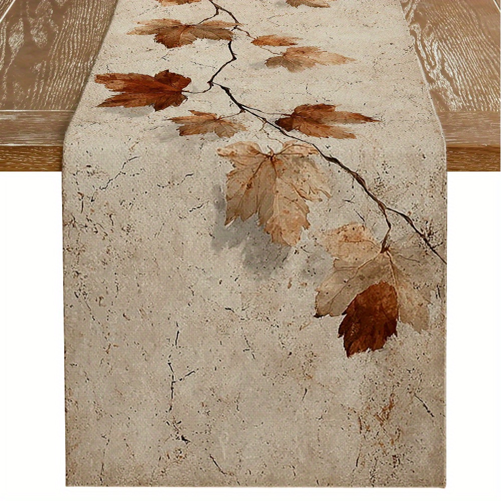 1 Autumn Fallen Leaf Theme Tab - Outdoor Camping Exhibition 评论和价格