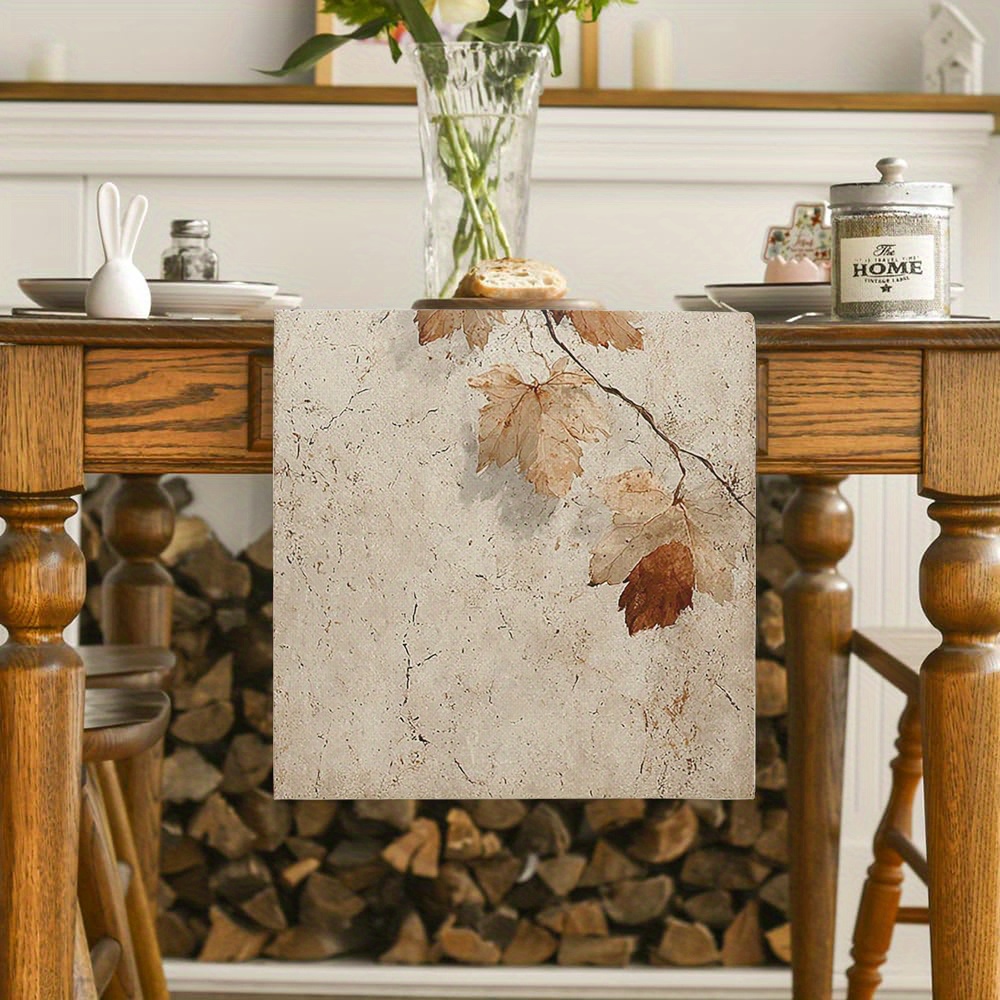 1 Autumn Fallen Leaf Theme Tab - Outdoor Camping Exhibition 评论和价格