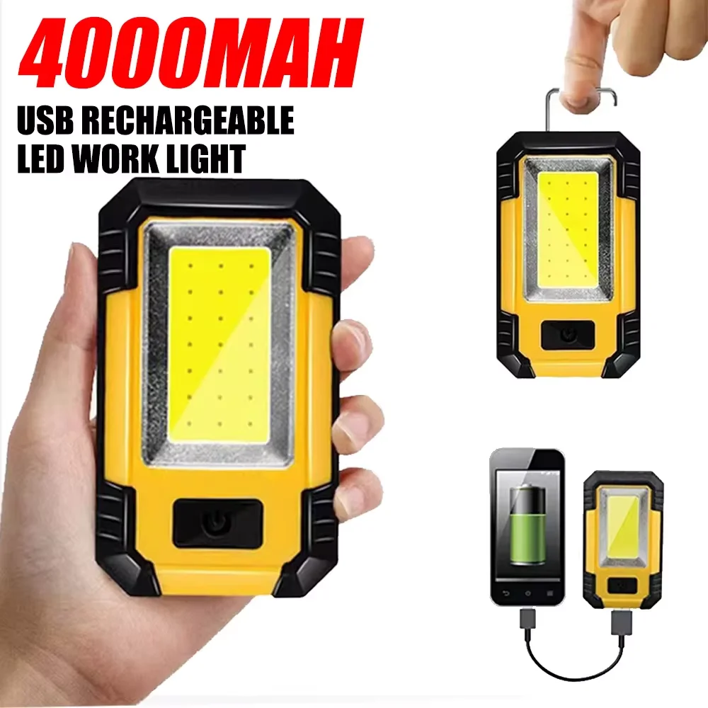 Rechargeable 4000MaH Work Ligh - Outdoor Camping Decor 评论和价格