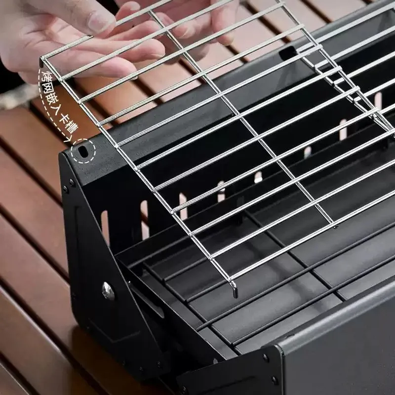 Portable Folding Wood Charcoal - Outdoor Camping Grill 评论和价格