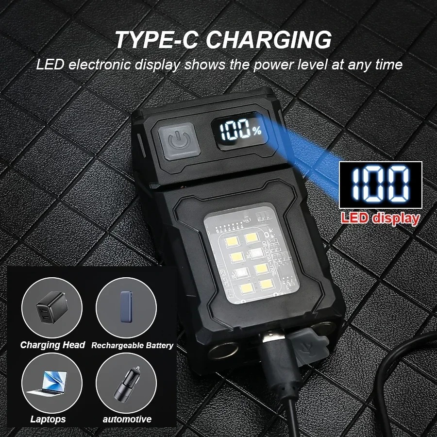 Mini USB Recharge LED Flashlig - Outdoor Camping Glamping 评论和价格