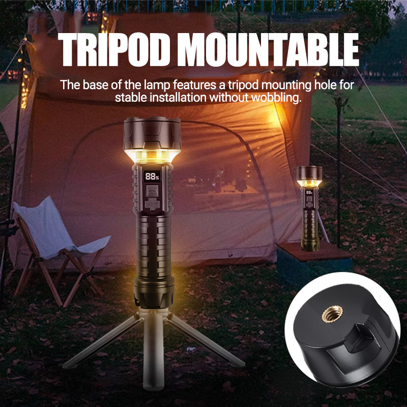 COB LED Flashlight Rechargeabl - Outdoor Camping Glamping 评论和价格