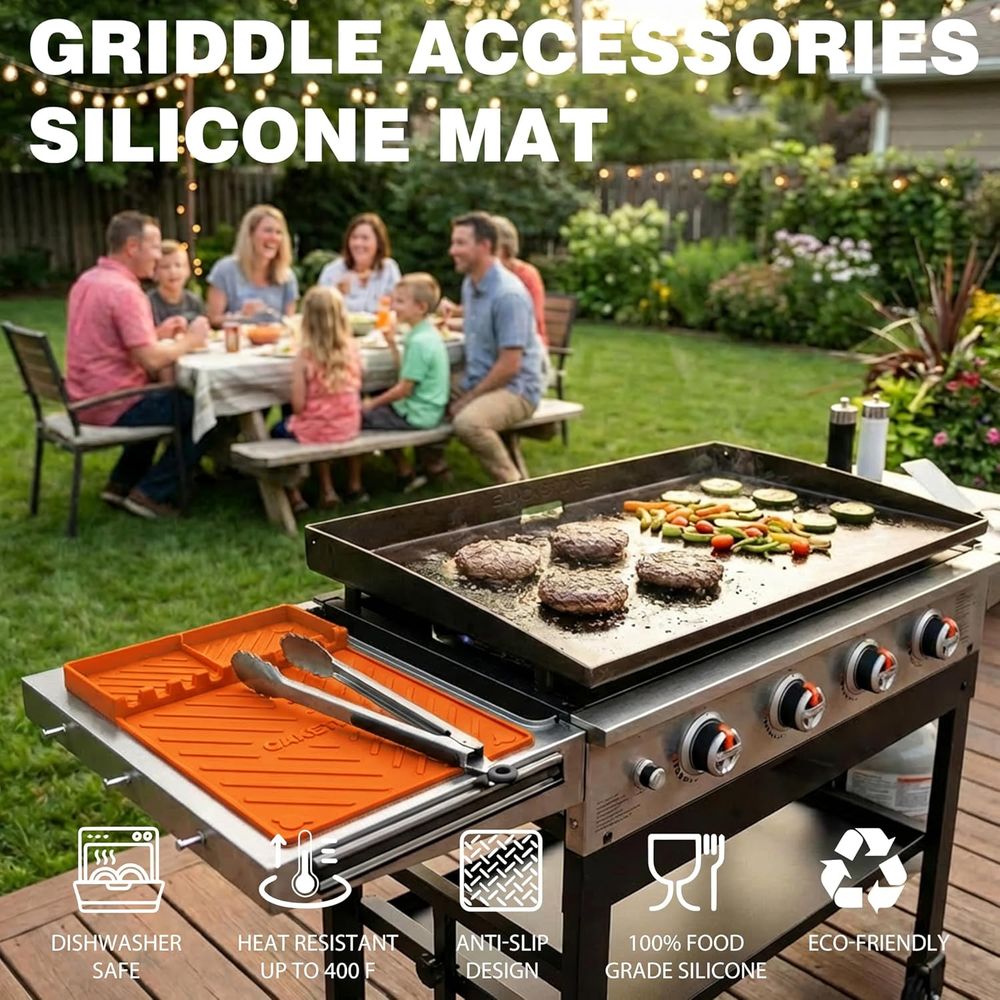 Silicone Grill Mats or Griddle - Outdoor Camping Grill 评论和价格